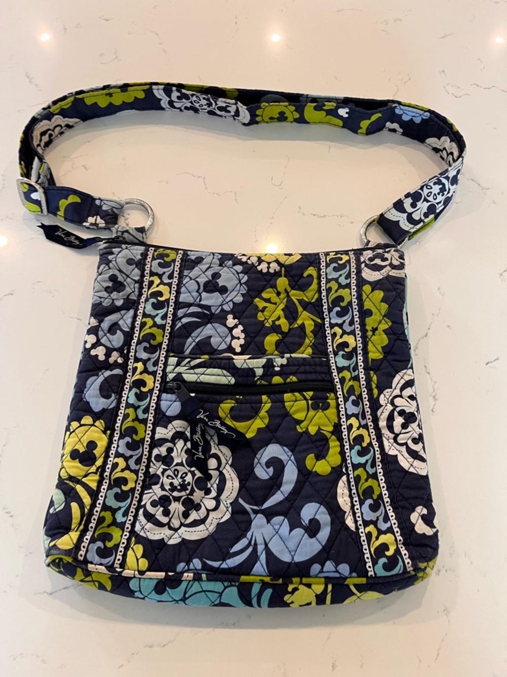 Vera Bradley Disney Where's Mickey Mouse Crossbody Shoulder Bag Purse
